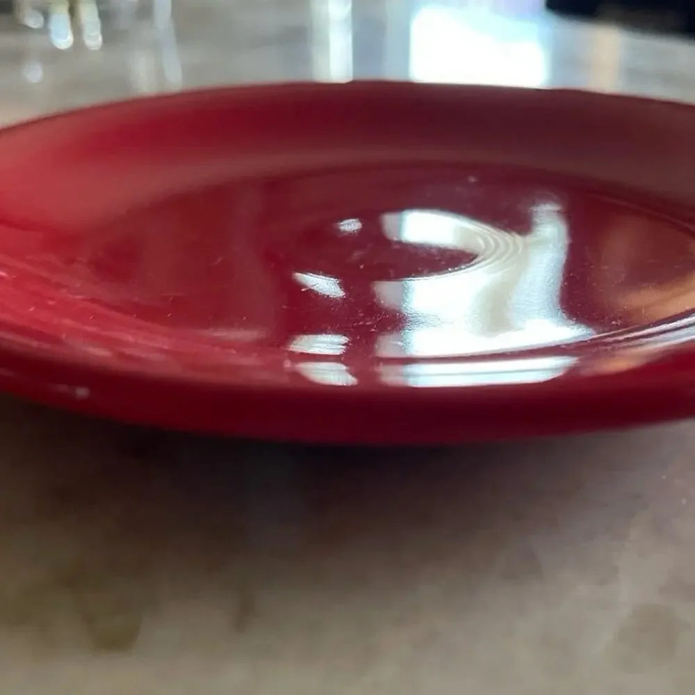 Fiesta appetizer plate scarlet 6-3/8”